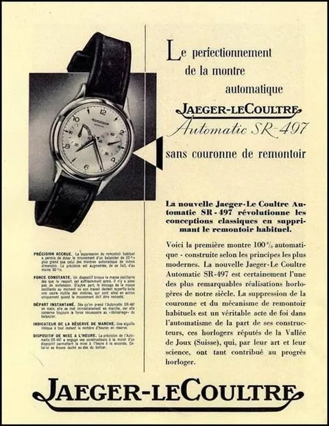 Vintage Jaeger-LeCoultre Futurematic advertisement 2