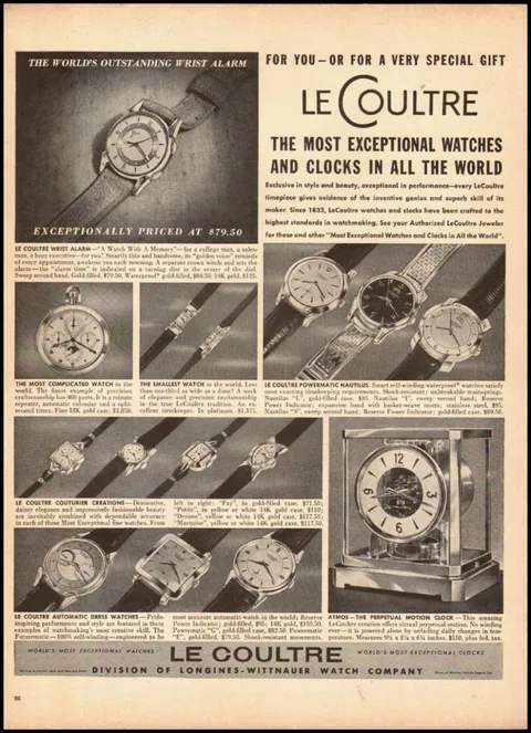 Vintage Jaeger-LeCoultre Futurematic advertisement 3