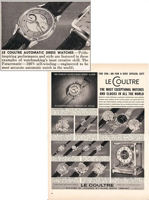 Vintage Jaeger-LeCoultre Futurematic advertisement 12