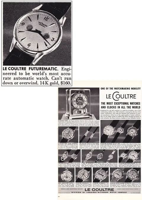 Vintage Jaeger-LeCoultre Futurematic advertisement 13