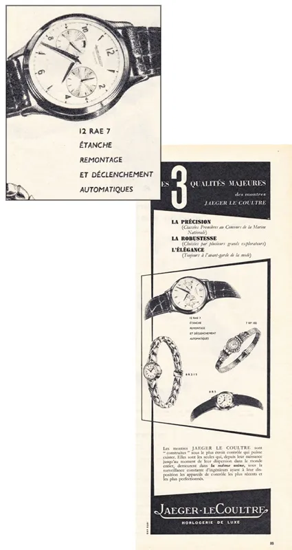 Vintage Jaeger-LeCoultre Futurematic advertisement 16