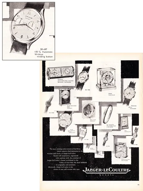 Vintage Jaeger-LeCoultre Futurematic advertisement 17