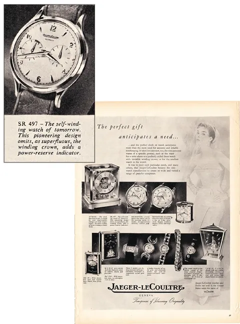 Vintage Jaeger-LeCoultre Futurematic advertisement 20